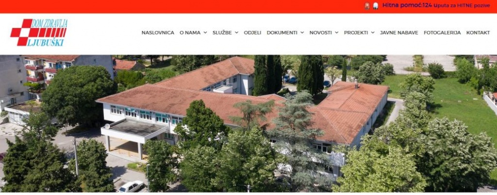 Puštena u rad nova web stranica Doma zdravlja Ljubuški