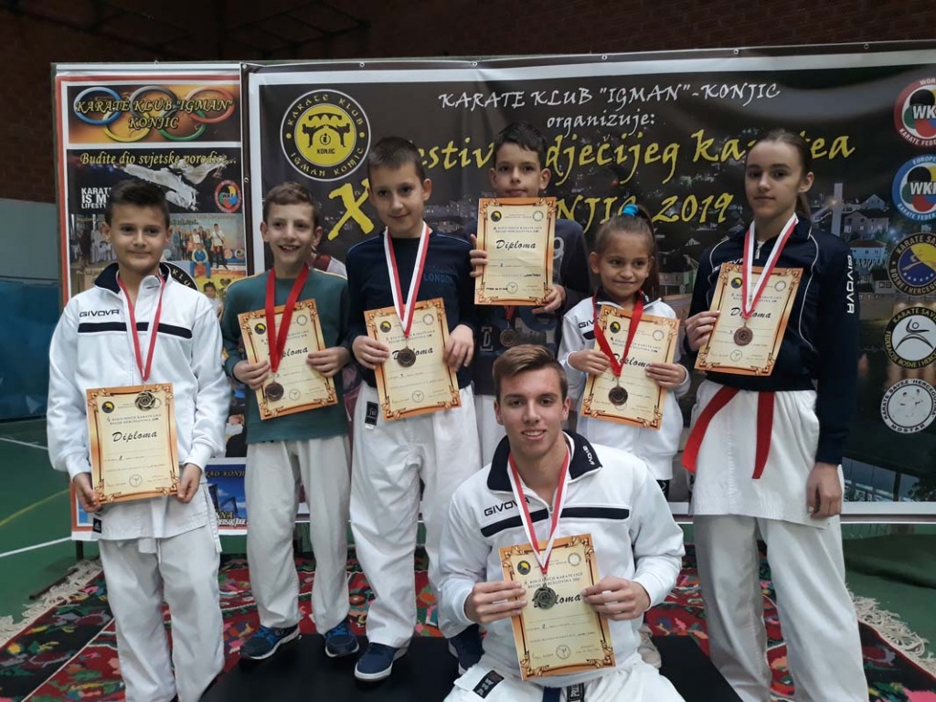 Žetva odličja KK Ljubuški na karate lige Regije Hercegovina