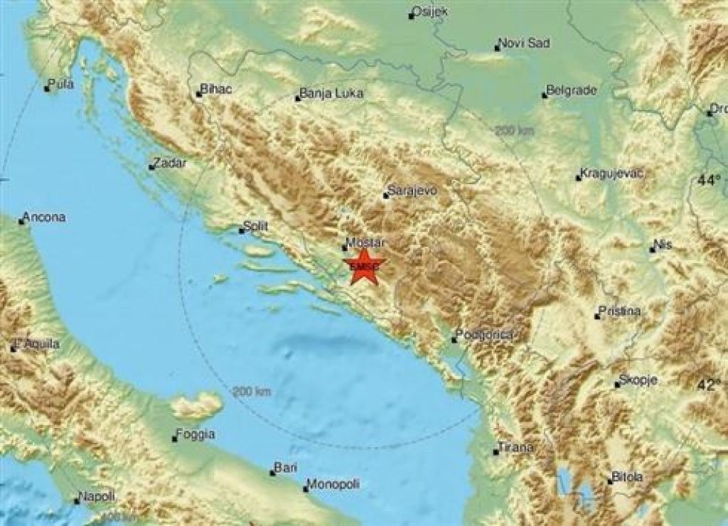 Novi potres na granici BiH i Hrvatske, treslo se i Posušje