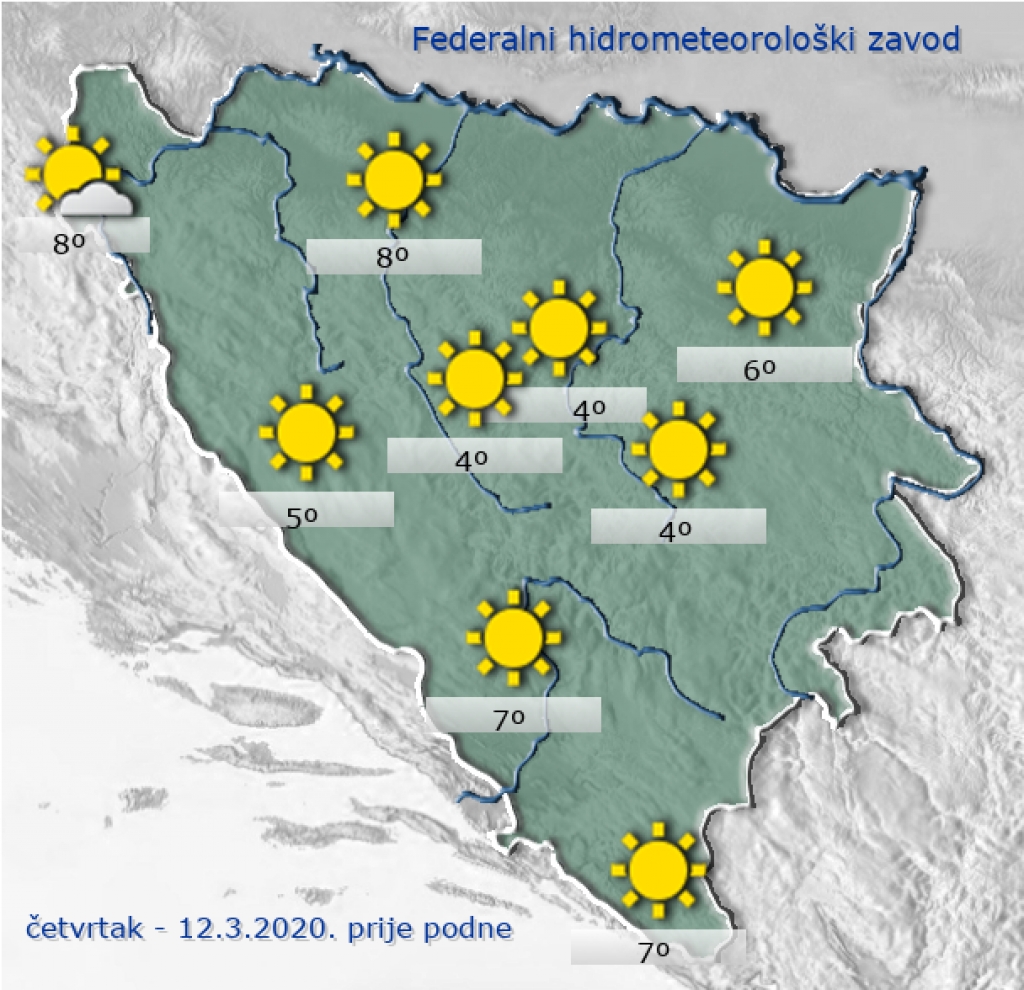 Hercegovina osvanula u suncu