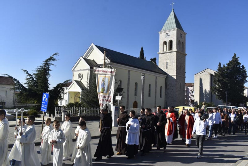 Misom i procesijom proslavljen blagdan sv. Kate u Ljubuškom