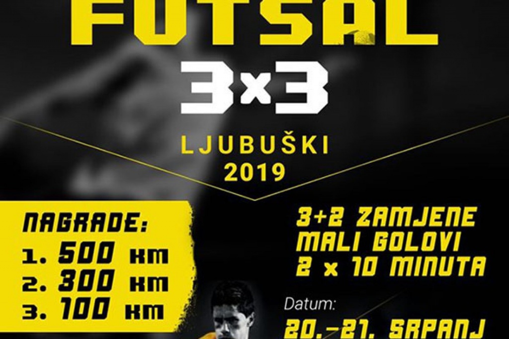 Sutra u Ljubuškom počinje Futsal &quot;3x3&quot; malonogometni turnir [najava]
