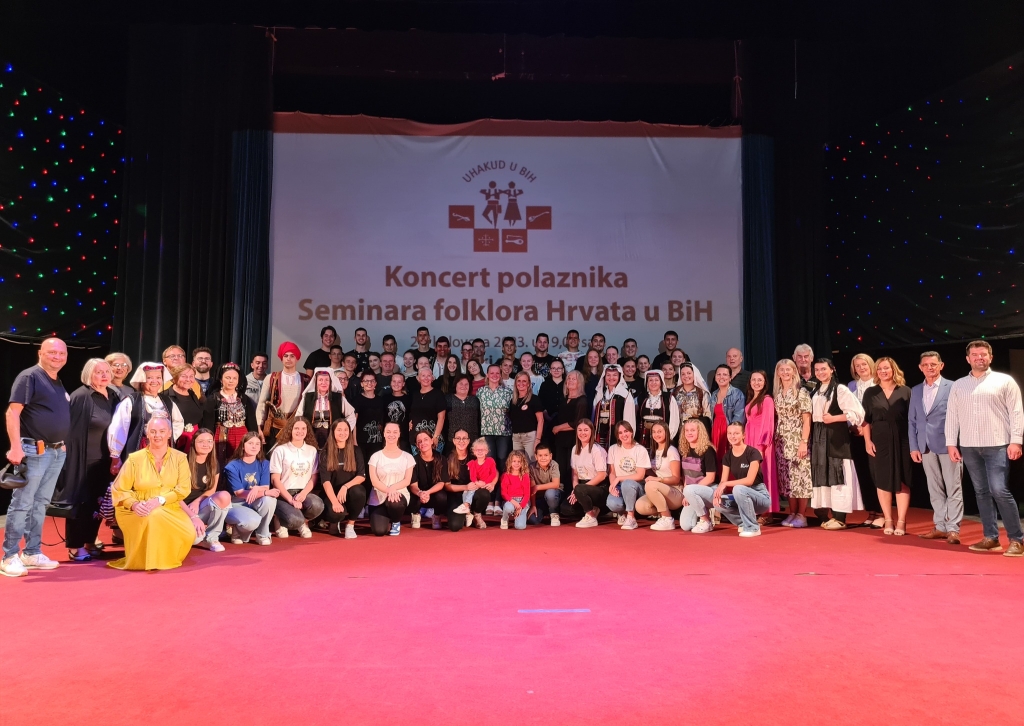 Svečanim koncertom završio deveti Seminar folklora Hrvata u BiH