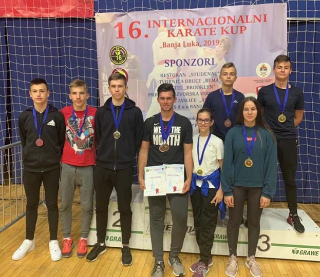 Karate klub Klobuk osvojio dvije kolajne na turniru u Banjaluci