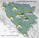 Danas u Hercegovini sunčano i mjestimično oblačno