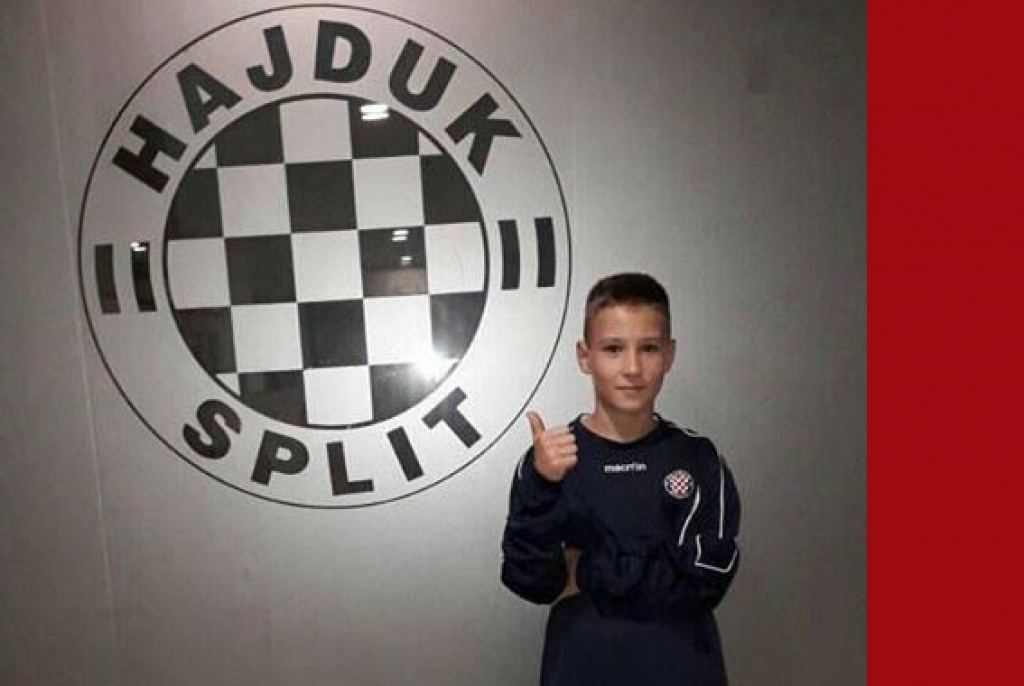 Talentirani ciciban NK Ljubuški, Krešo Granić trenirao u Hajdukovoj nogometnoj akademiji