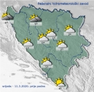 Danas u Hercegovini sunčano uz malu do umjerenu oblačnost
