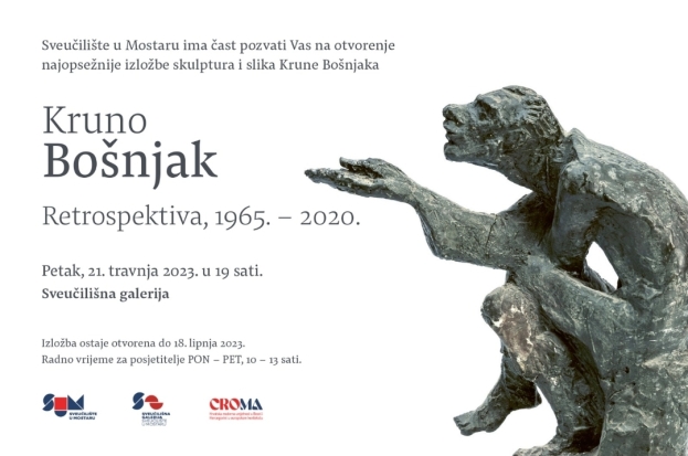 Otvorenje izložbe „Retrospektiva 1966.-2020.“ kipara Krune Bošnjaka
