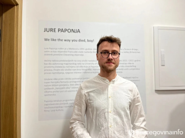 Mladi Ljubušak Jure Paponja predstavio izložbu „We like the way you died, boy!&#039;“