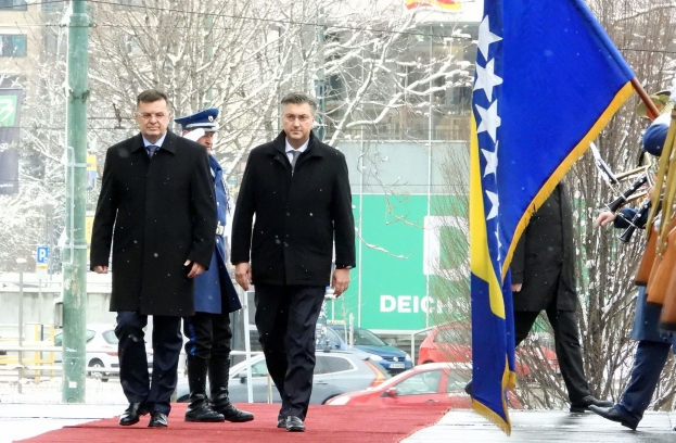Predsjednik Vlade Plenković u službenom posjetu Bosni i Hercegovini