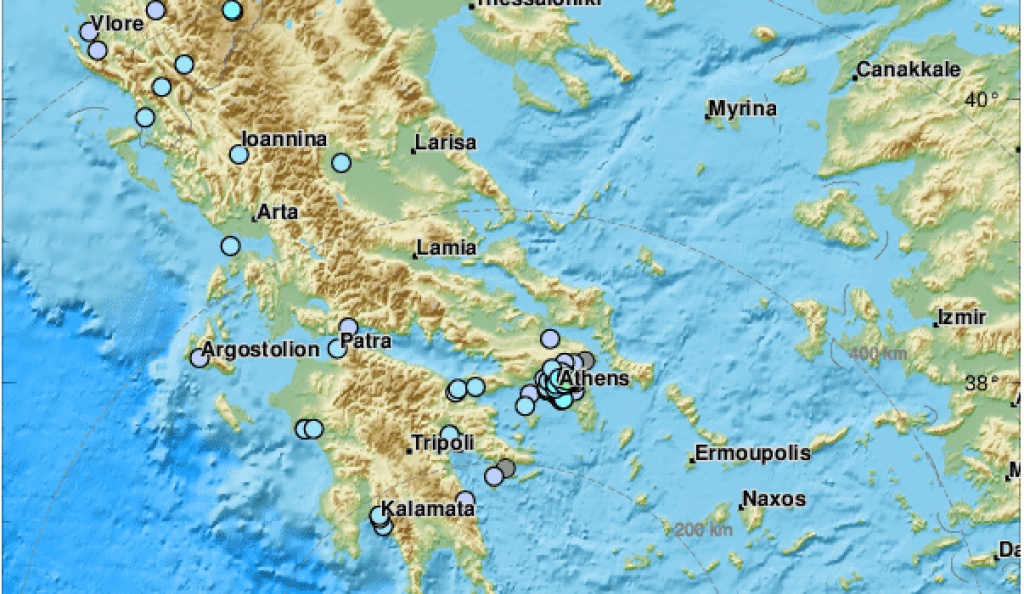 Jak potres pogodio Grčku, a magnituda je 6.1 po Richteru