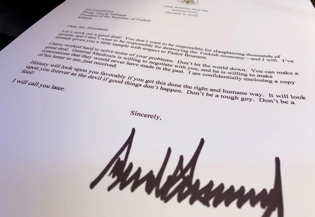 Trump uputio pismo Erdoganu: Ne budite blesavi