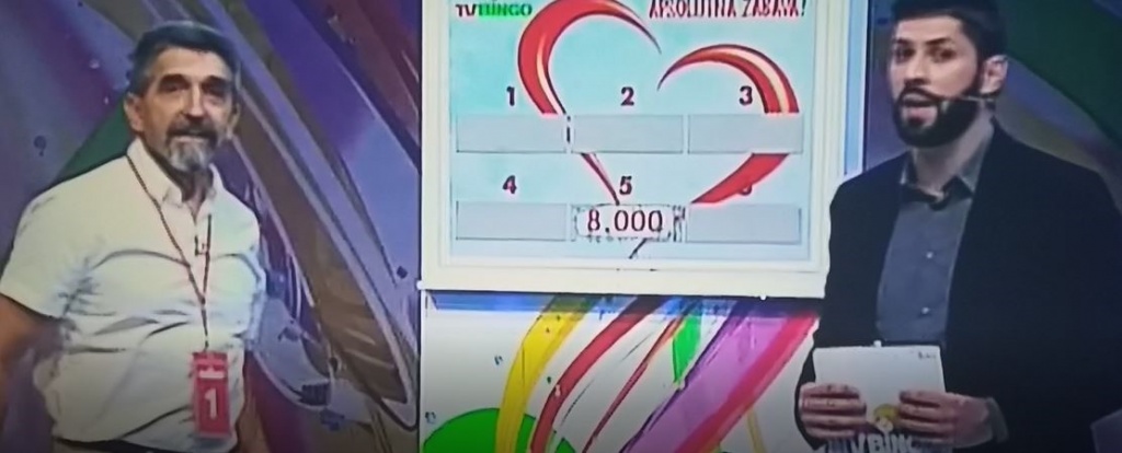 Prof. Zvonko Herceg donio RK Izviđač 8000 KM na TV-bingo showu [video]