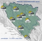 Danas u Hercegovini umjereno do pretežno oblačno vrijeme