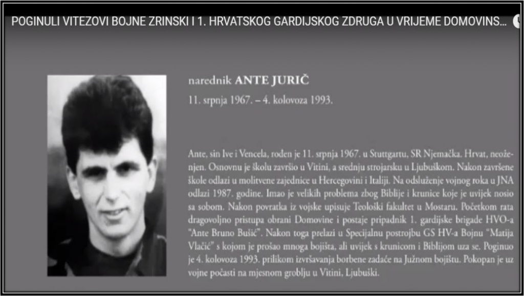 Hrvatski branitelj i vitez Ante Jurič [otrgnuto od zaborava]