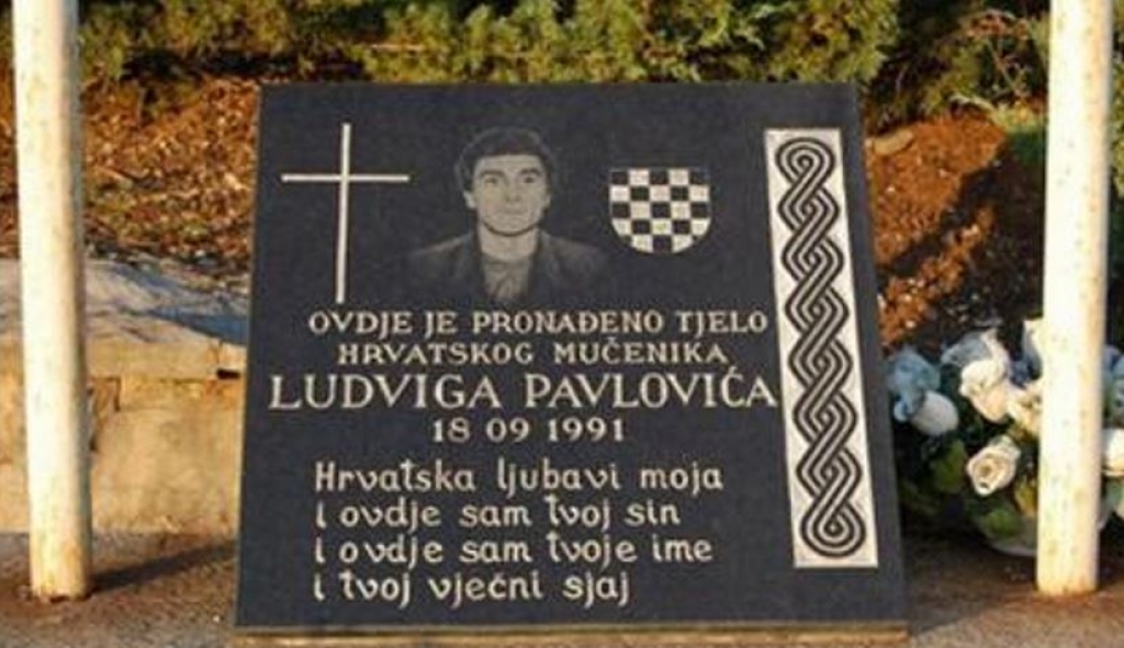 MUP ZHŽ ima tragove o osobi koja je urinirala po spomen-ploči Ludvigu Pavloviću