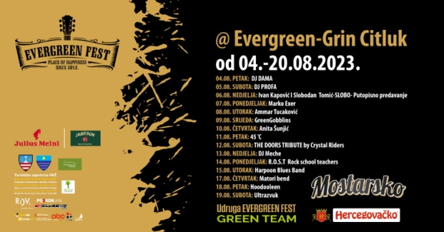 Evergreen Fest 2023: Hercegovina postaje centar zabave