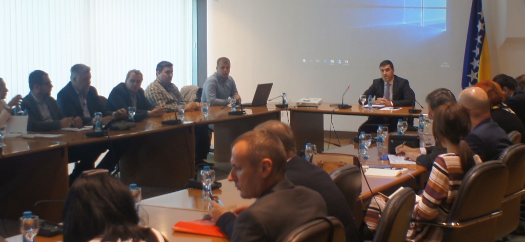 Mr. Robert Vidović održao sastanak s predstavnicima institucija BiH koje koriste e-servise VM BiH