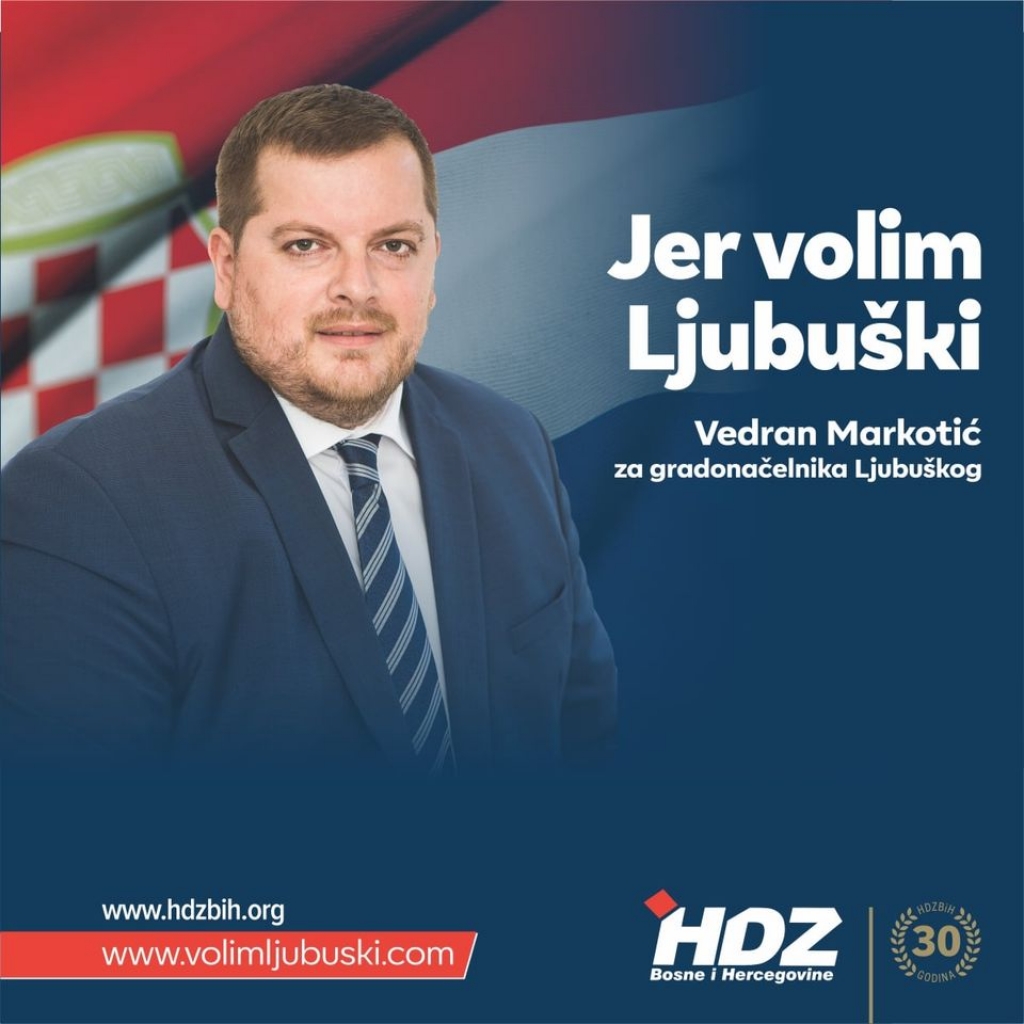 HDZ BiH Ljubuški predstavio izborni program