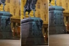 Mladić se pokušao popeti na spomenik banu Jelačiću, pa pao s njega