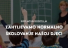 Roditelji iz zapadne Hercegovine zahtijevaju normalno školovanje svojoj djeci
