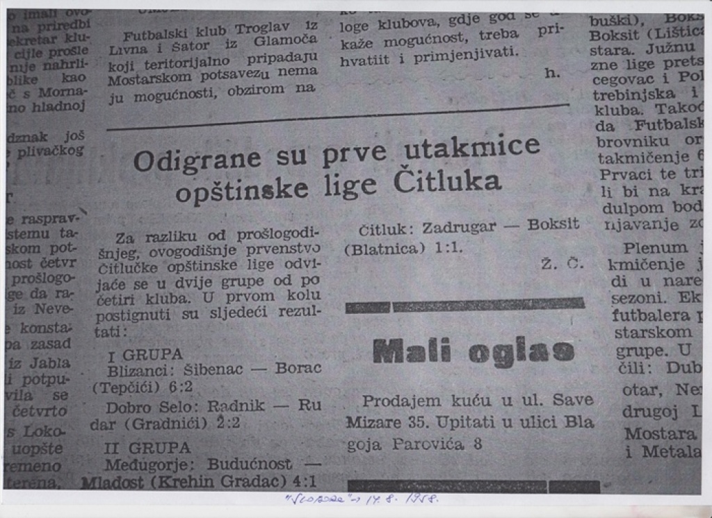 Ljubušak prof. Nikica Šiljeg o najstarijoj  općinskoj malonogometnoj ligi u Hercegovini