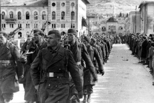 14. veljače 1945. partizani ušli u Mostar, od njih je oslobođen u lipnju 1992.