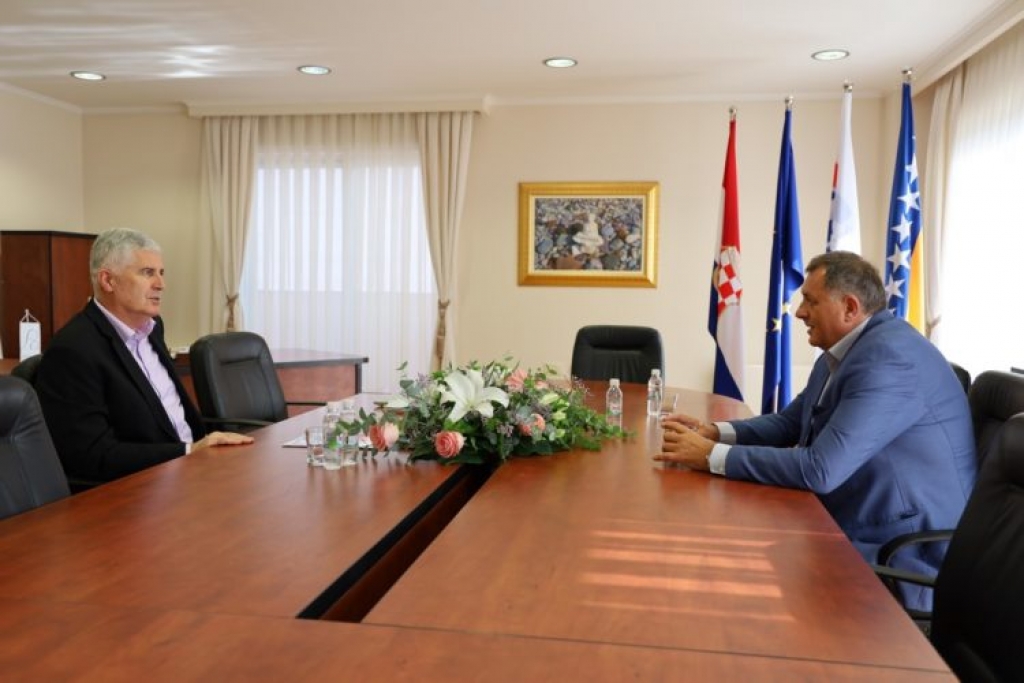 Čović i Dodik razgovarali o izborima u Mostaru i situaciji u BiH