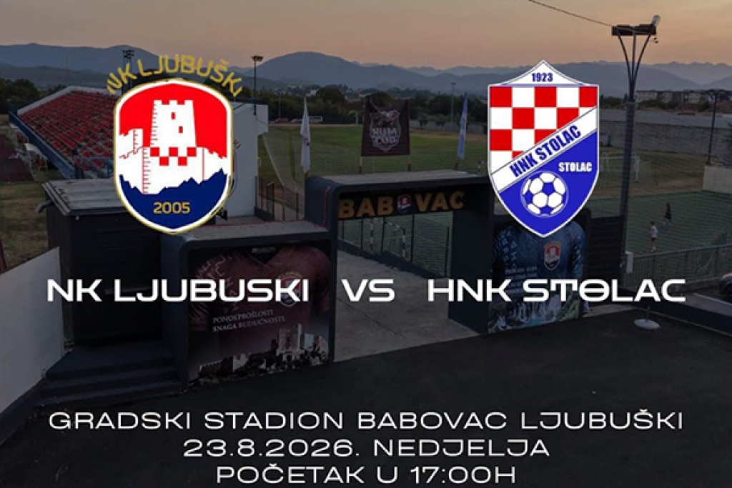 NK Ljubuški u nedjelju na Babovcu dočekuje HNK Stolac