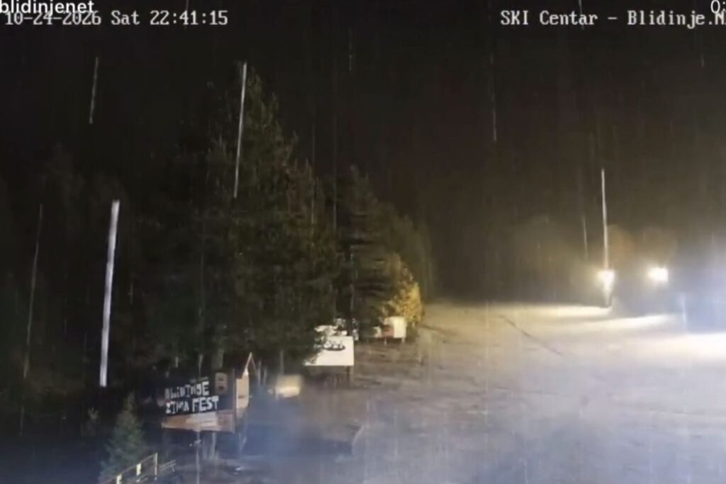Na Blidinju su pale prve snježne pahulje ove sezone
