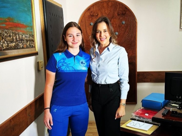 Dopredsjednica Leko primila mladu perspektivnu sportašicu Draganu Matić