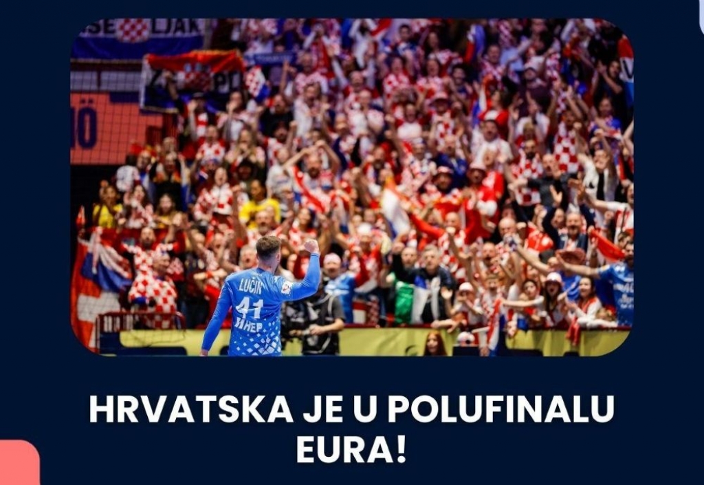 Hrvatska u polufinalu Europskog prvenstva!