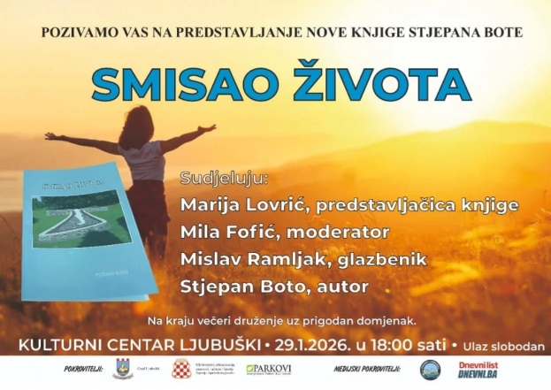&bdquo;Smisao života&ldquo; &ndash; nova knjiga Stjepana Bote uskoro pred ljubu&scaron;kom publikom
