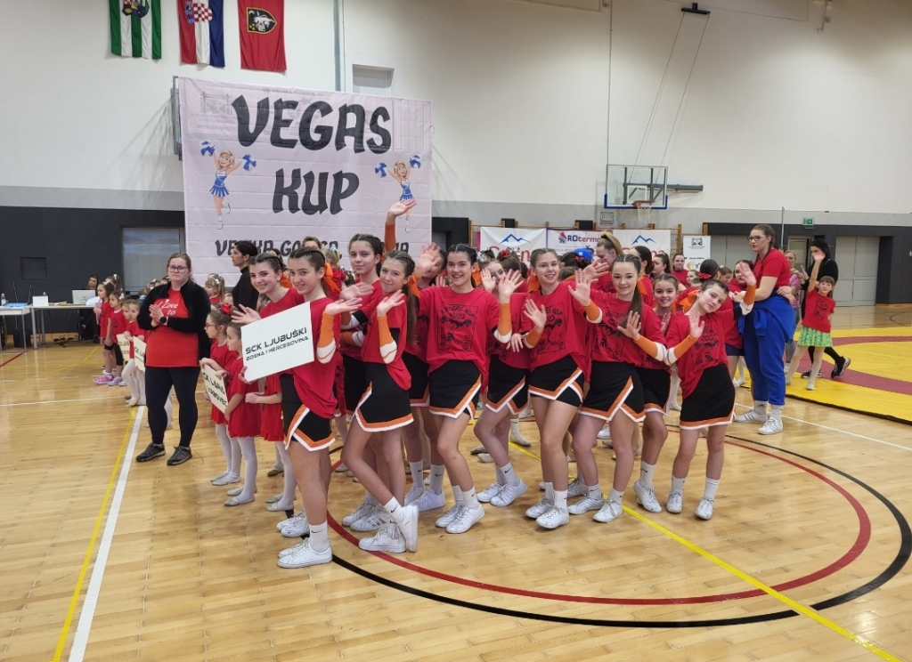 SCK Ljubuški sudjelovao je na Cheerleading Vegas Kupu u Velikoj Gorici