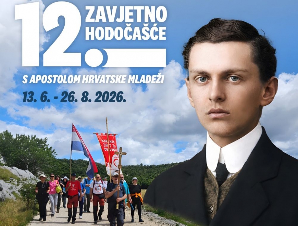 NAJAVA: 12. Zavjetno hodoča&scaron;će - S apostolom hrvatske mladeži