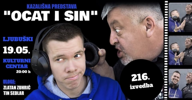 Ljubu&scaron;ki: Hit komedija &ldquo;Ocat i sin&rdquo; sutra u Kulturnom centru