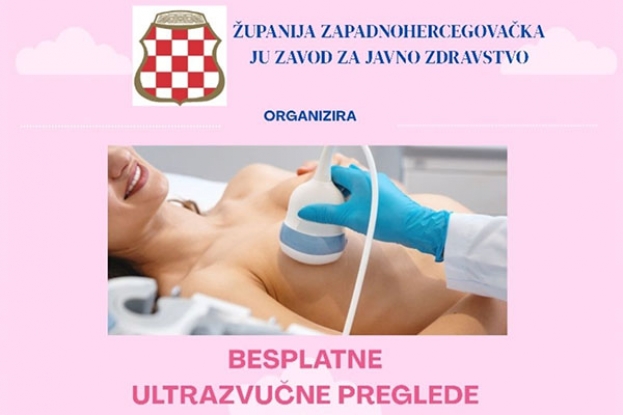 Besplatni ultrazvučni pregledi za žene u Županiji Zapadnohercegovačkoj