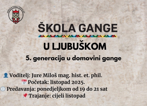 Škola gange stiže u Ljubuški: Dođi, nauči i zapivaj!