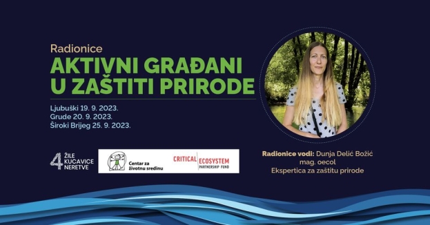 Najava: Radionica &quot;Aktivni građani u zaštiti prirode&quot;