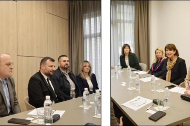 Sastanak rezidentne koordinatorica UN-a u BiH s  ministrom MUP-a ŽZH Bebekom i komesarom Brkićem
