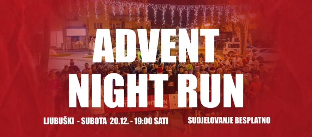 Ljubu&scaron;ki ponovno trči: Advent Night Run u subotu