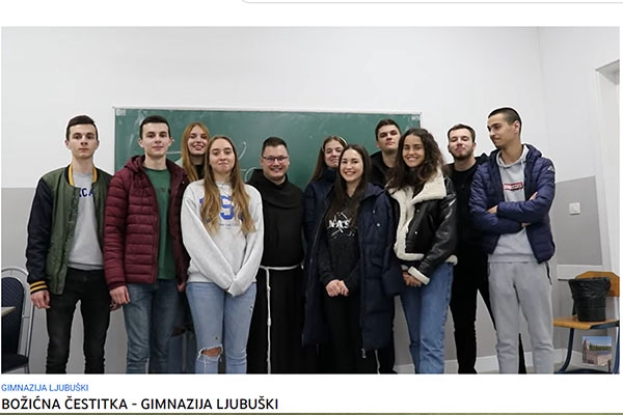 Učenici četvrtih razreda Gimnazije Ljubuški snimili video čestitku