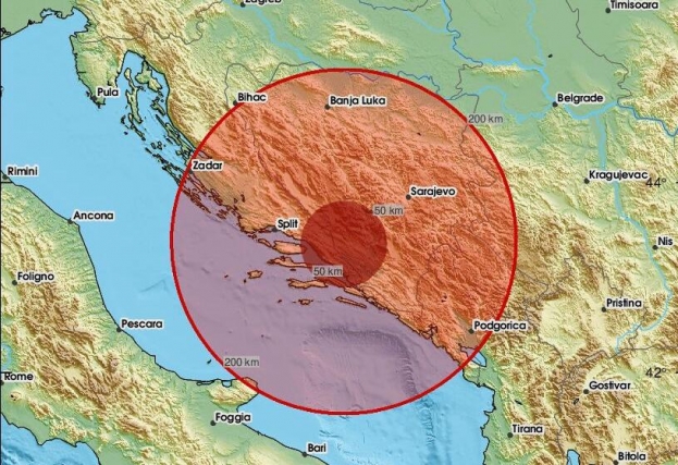 Niz potresa s epicentrom na području Gruda i Ljubu&scaron;kog