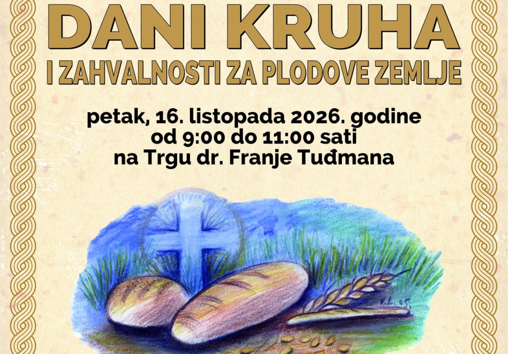 Najava: “Dani kruha i zahvalnosti za plodove zemlje”
