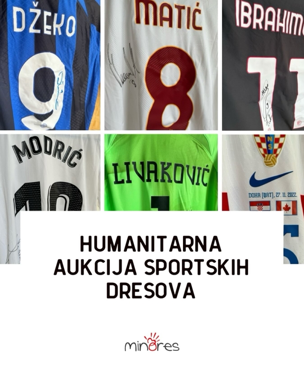 Kupite dres nogometnih zvijezda i sudjelujte u humanitarnoj akciji