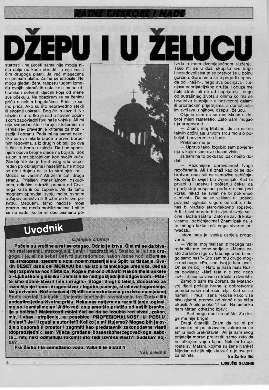 Donosimo: Ljubuški glasnik - broj 4., 05. lipnja 1992. godine