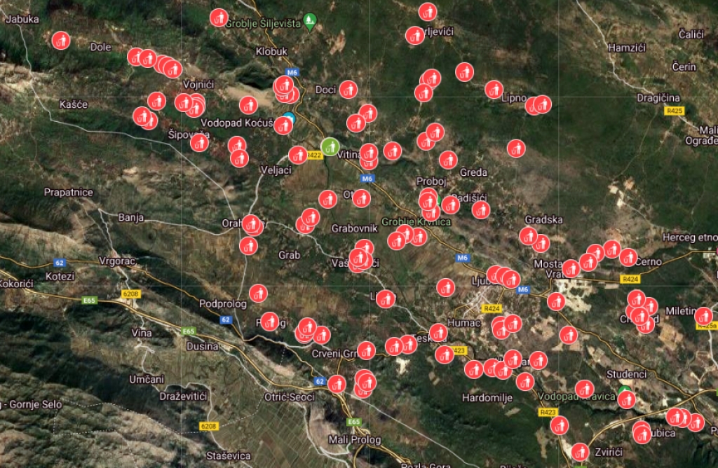 Objavljena interaktivna mapa ilegalnih divljih deponija na području Grada Ljubuškog