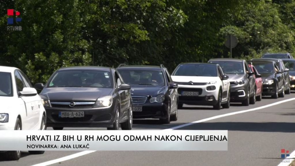 Hrvati iz BiH u RH mogu odmah nakon cijepljenja [video]