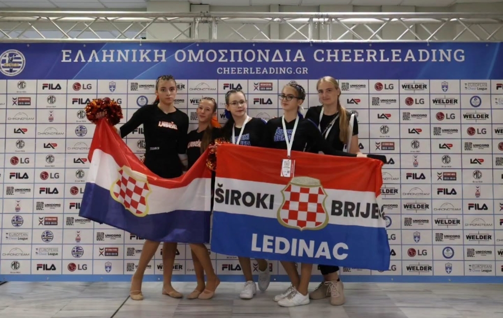 Iz Ljubuškog i Širokog na europsku pozornicu: Cheerleadersice u novoj disciplini završile u polufinalu