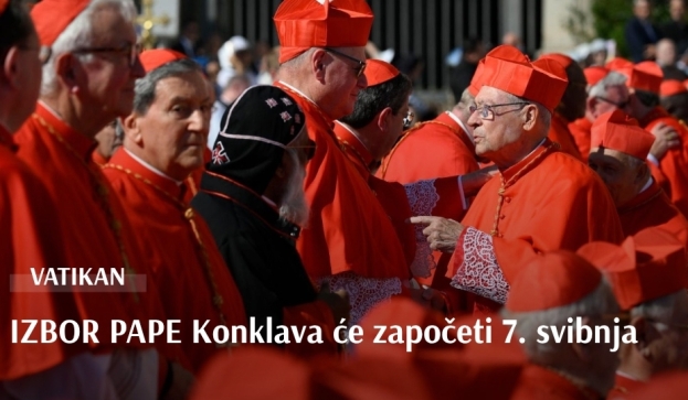 Izbor novog Pape započeti će u srijedu, 7. svibnja